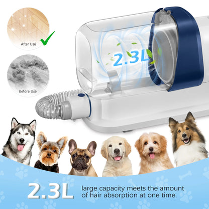 4-In-1 Dog Grooming Kit with Low Noise Clippers 