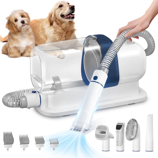4-In-1 Dog Grooming Kit with Low Noise Clippers 